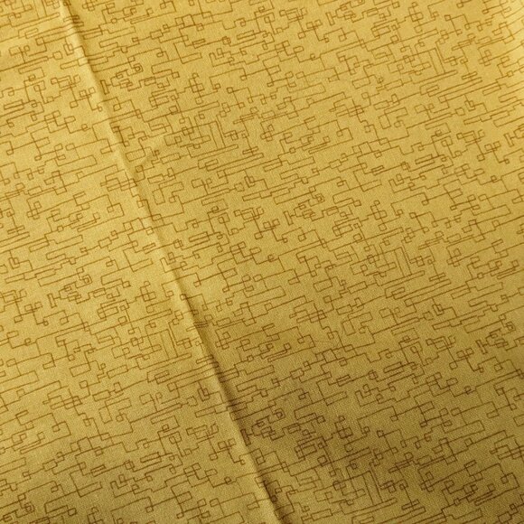 Retro Geometric Yellow Quilting Cotton Alexander Henry Fabric Collection 5 Yards - Picture 2 of 5
